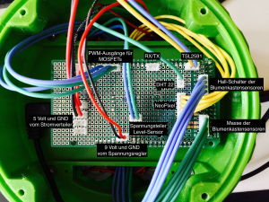 Belegung der Pins am Arduino